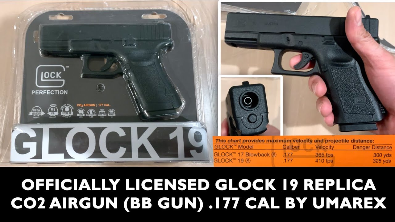 Glock 19 Officially Licensed Replica CO2 Airgun (BB gun) .177 Cal by Umarex Unboxing - 2021 Purchase