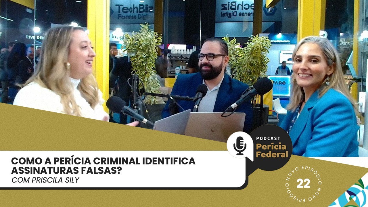 Como a perícia criminal identifica assinaturas falsas? | Podcast Perícia Federal | EP #22