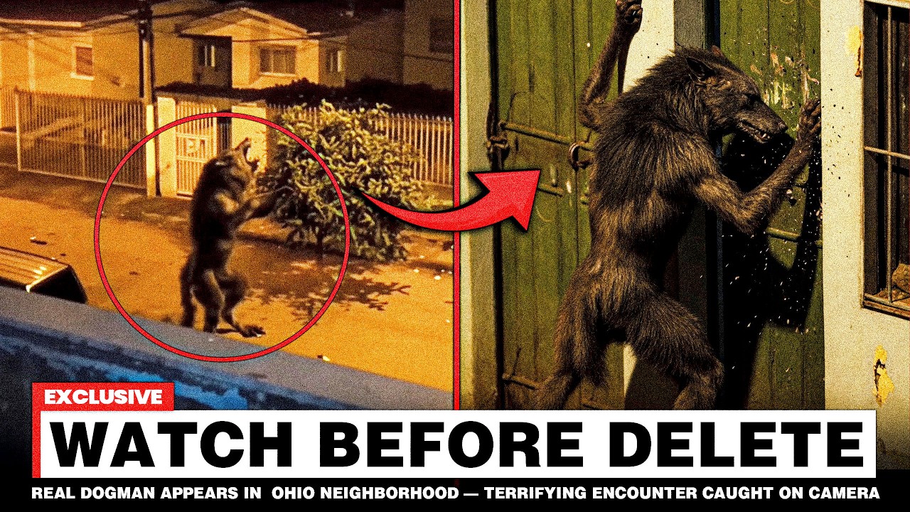 Terrifying Dogman Encounter Caught on Camera in a Quiet Ohio Neighborhood