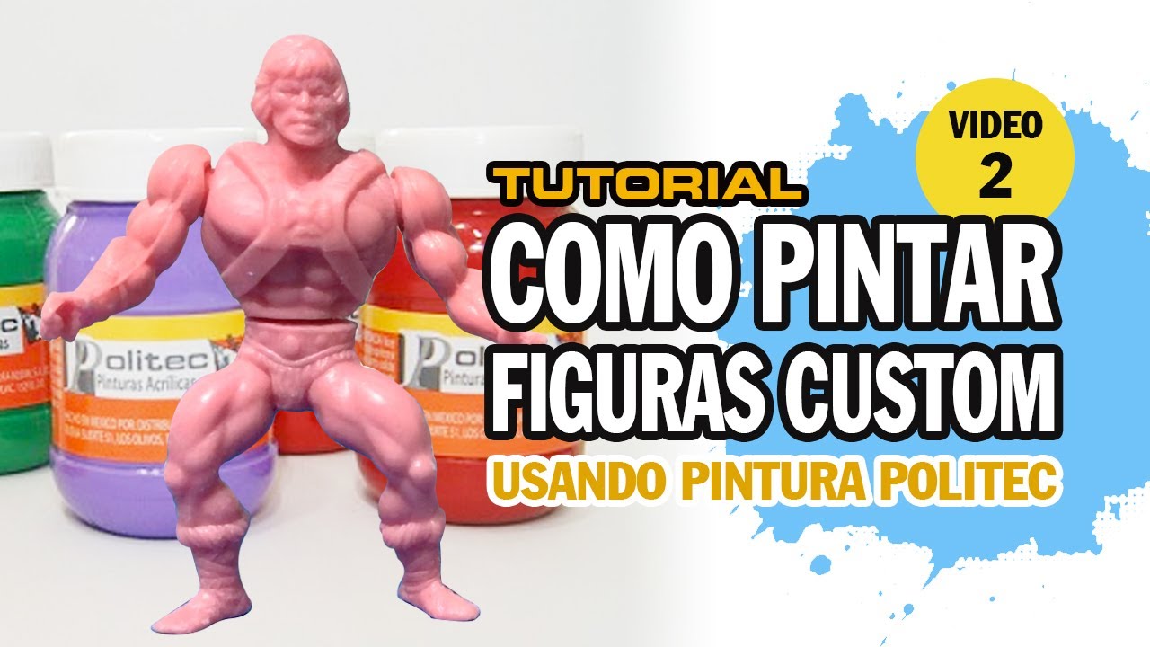 Repintando un he man bootleg: Video 2 APLICANDO SOMBRAS