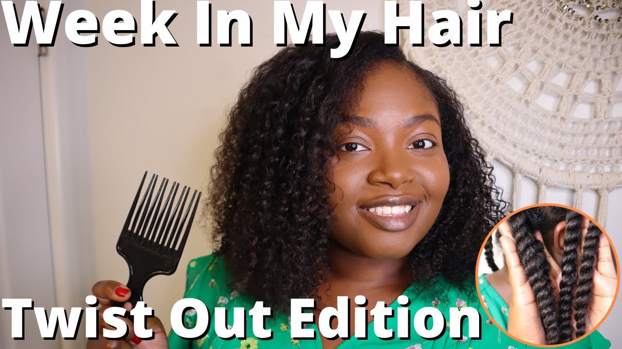 A Week In My Fine Type 4 Low Porosity Natural Hair | Twist Out, Night Time Routine, Ayurvedic Prepoo