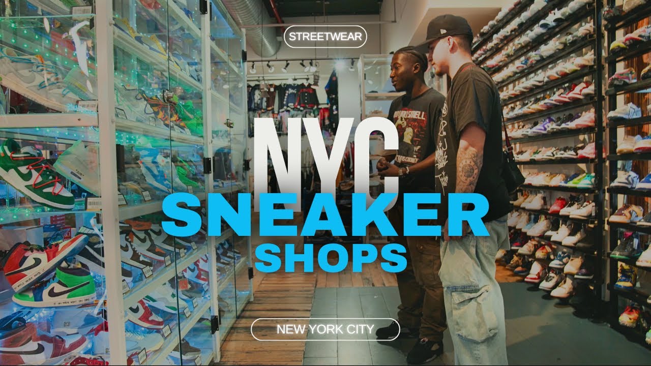 Visiting NYC's Top Sneaker Stores: Insane Heat!
