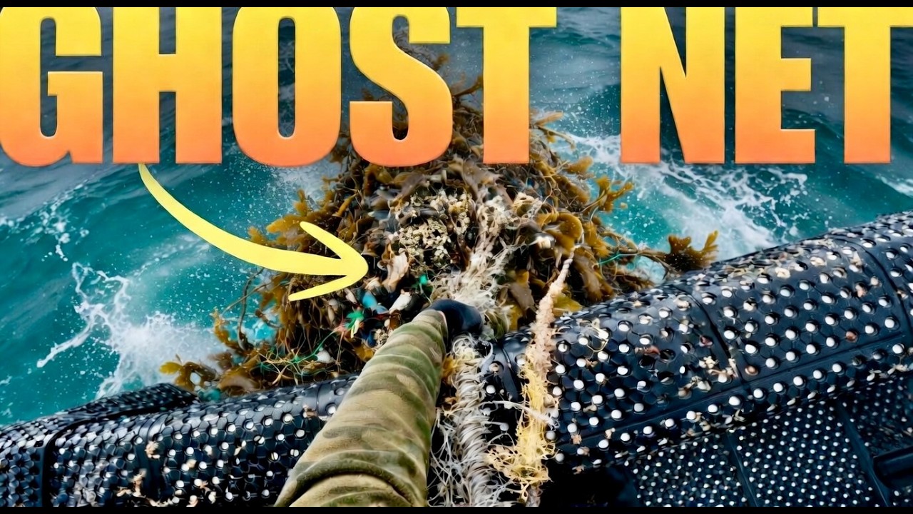 Огромная сеть для отлова призраков запуталась в моих ловушках!