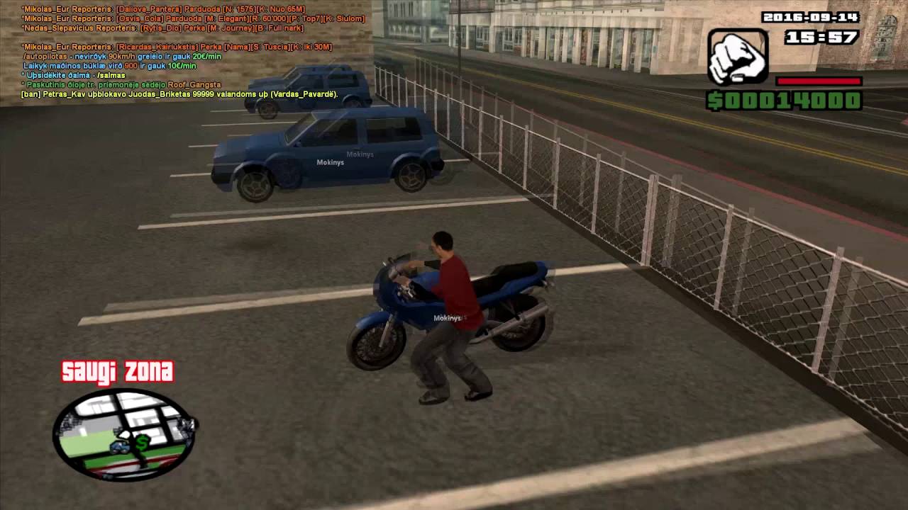 GTA SAMP SARG.LT Lietuviškai #1 pradžių pradžia