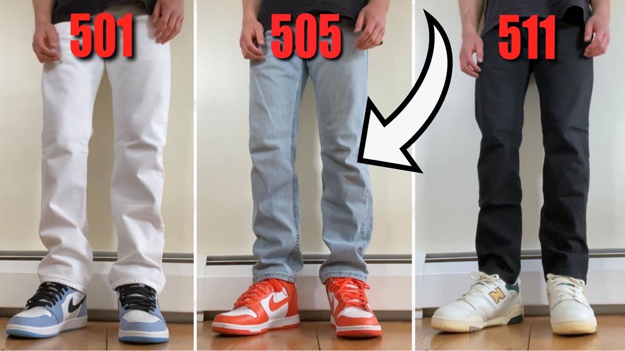 Levi's 501 против 505 против 511! Сравнение размеров