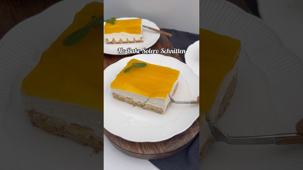 Dieses Rezept bekommt jeder hin! No Bake Solero Kuchen #nobake #kuchen #maracuja  #dessert #sommer