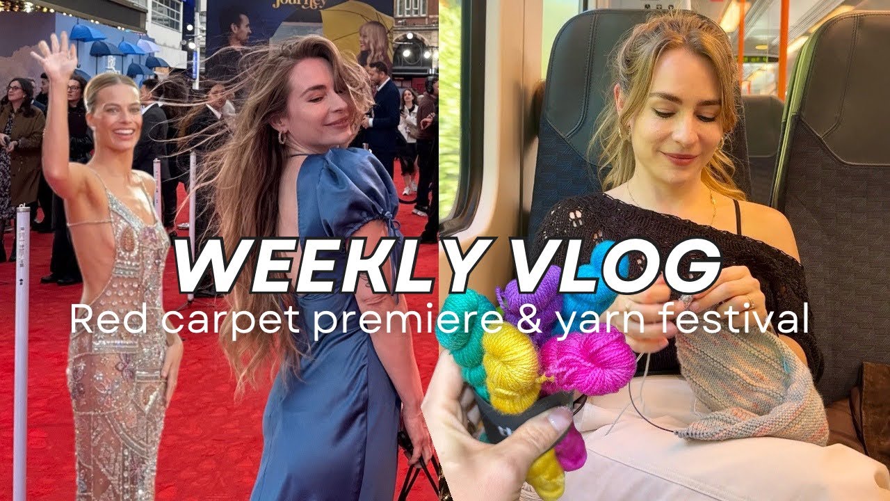 Red carpet with Margot Robbie & Unravel Festival | Weekly Vlog 