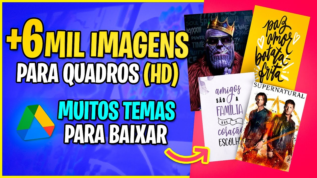 Pack de Imagens para Quadros Vale a Pena? - Mais de 6000 Imagens em HD! Pack Imagens para Quadros