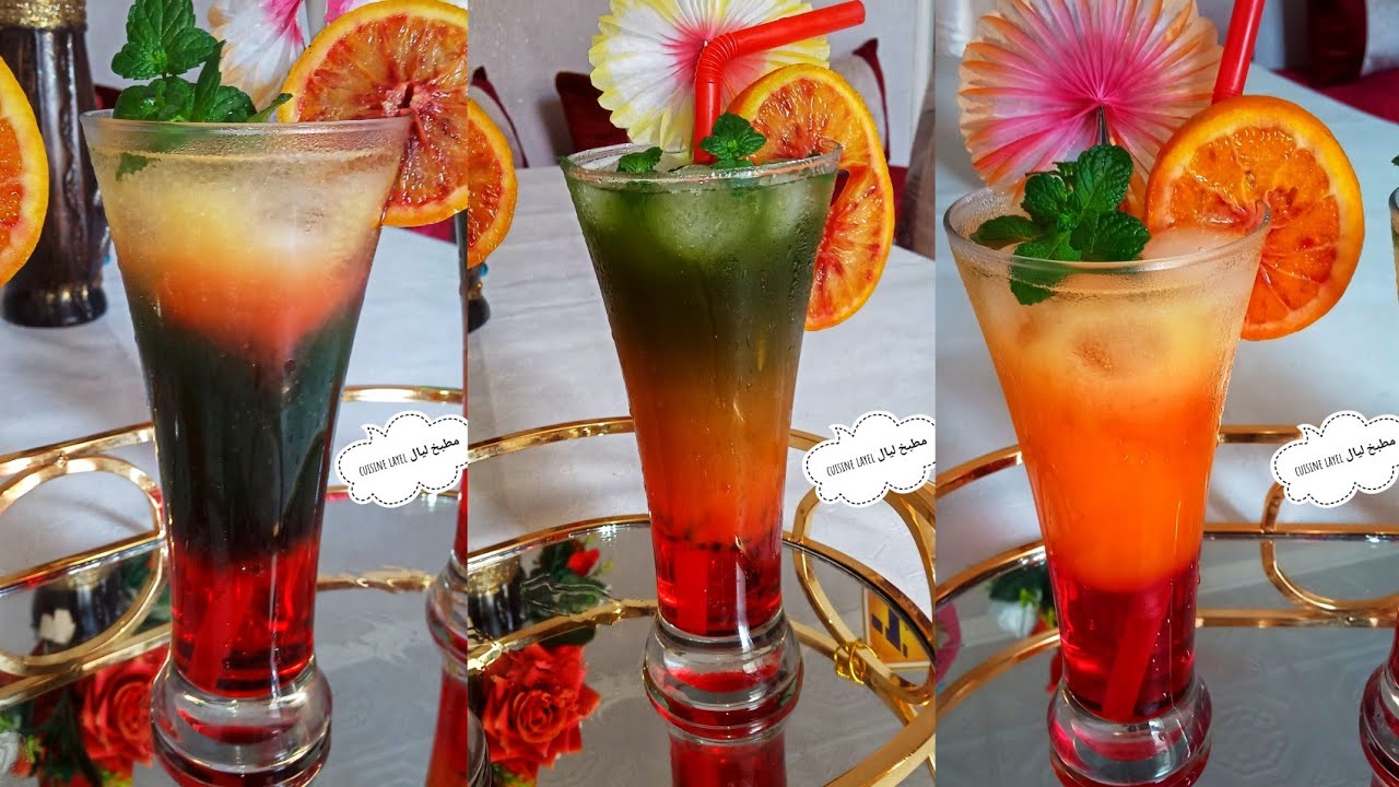 عصير الطبقات المنعش تعلموه بدون دورة مع اختكم ليال 🥂🍷🍹