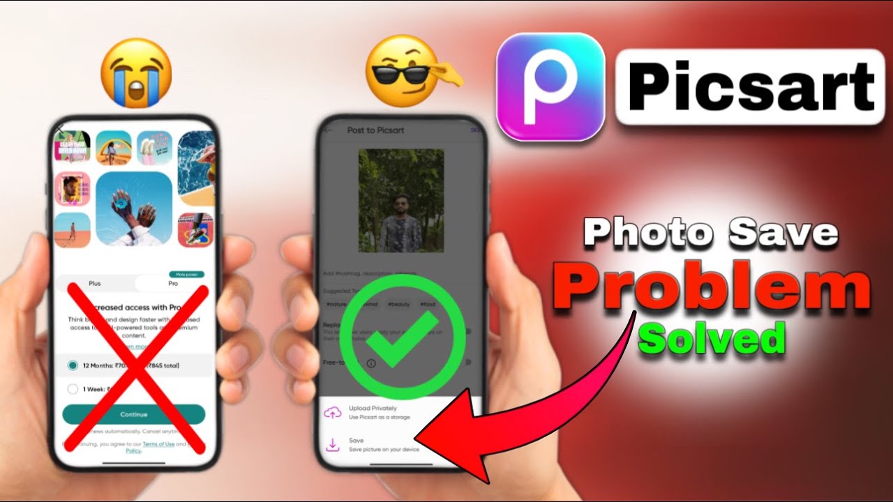 Picsart Photo Save Problem Solved / How to Solve Picsart Photo Save Problem