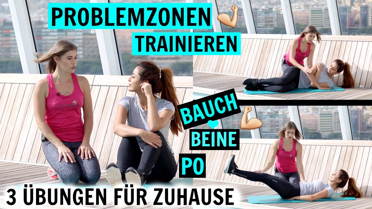 PROBLEMZONEN TRAINIEREN I ZU HAUSE I BAUCH,BEINE,GESÄß