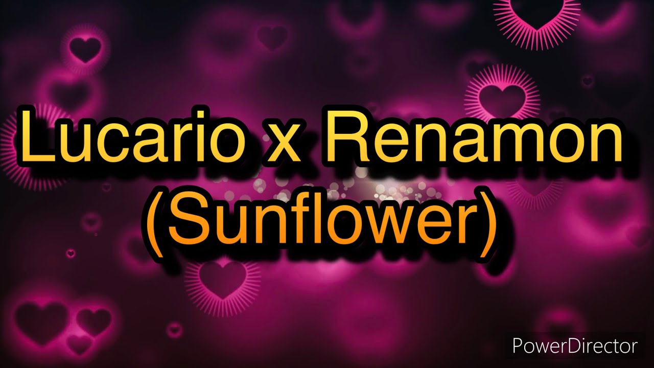 Lucario x Renamon(sunflower)