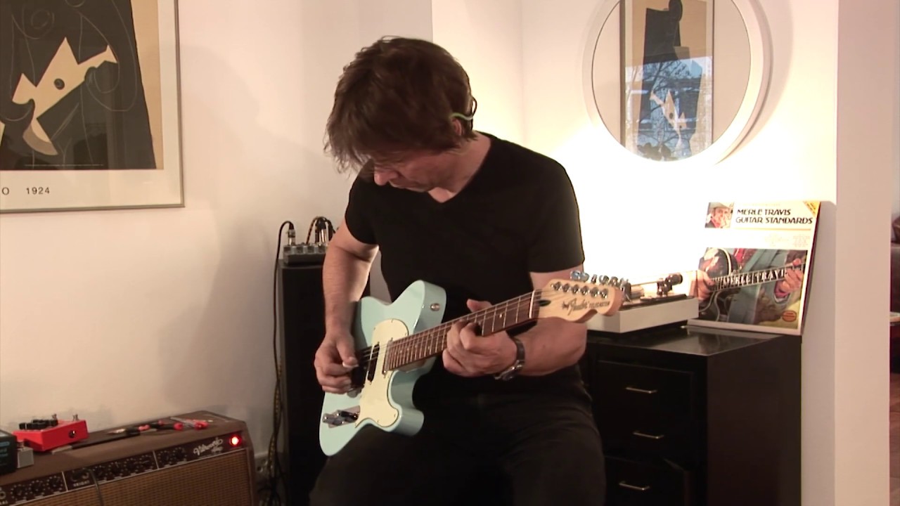 Fender Deluxe Nashville Tele (daphne blue, made in Mexiko)