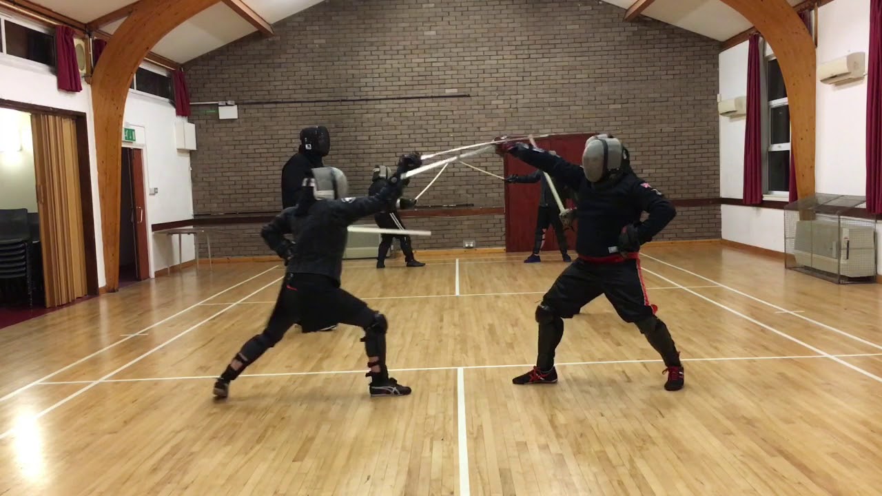 Scottish Broadsword Sparring - Esther vs Nick