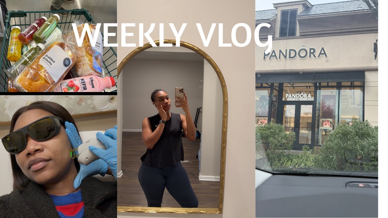 WEEKLY VLOG | LASER HAIR DAY, WHOLE FOODS JUICE RUN, PANDORA & SOFT LIFE RESET