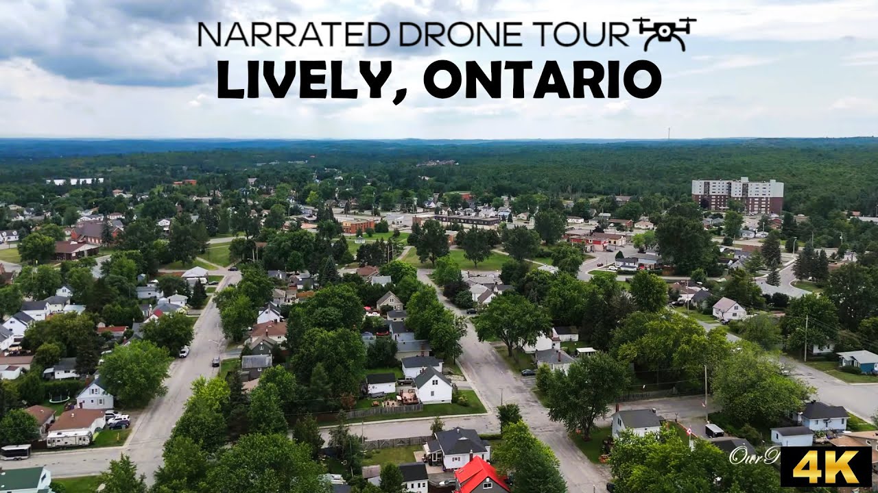🚁 Lively, Ontario 🌳 4K Drone