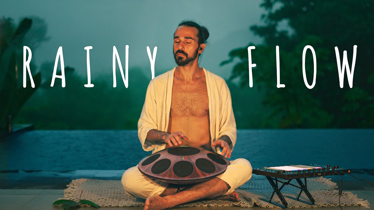 Rainy Flow - 1 Hour Handpan & Electronic Chill - Relaxing Live Set