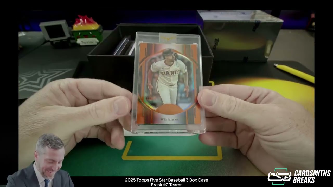 Набор из 3 коробок бейсбольных карточек Topps Five Star 2025 года, номер 2.