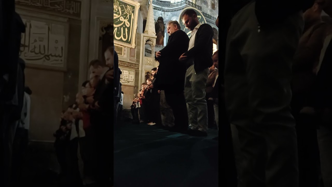 Ayasofya Camiinde Muhterem Cemaatle Yatsı Namazım-02.11.2025