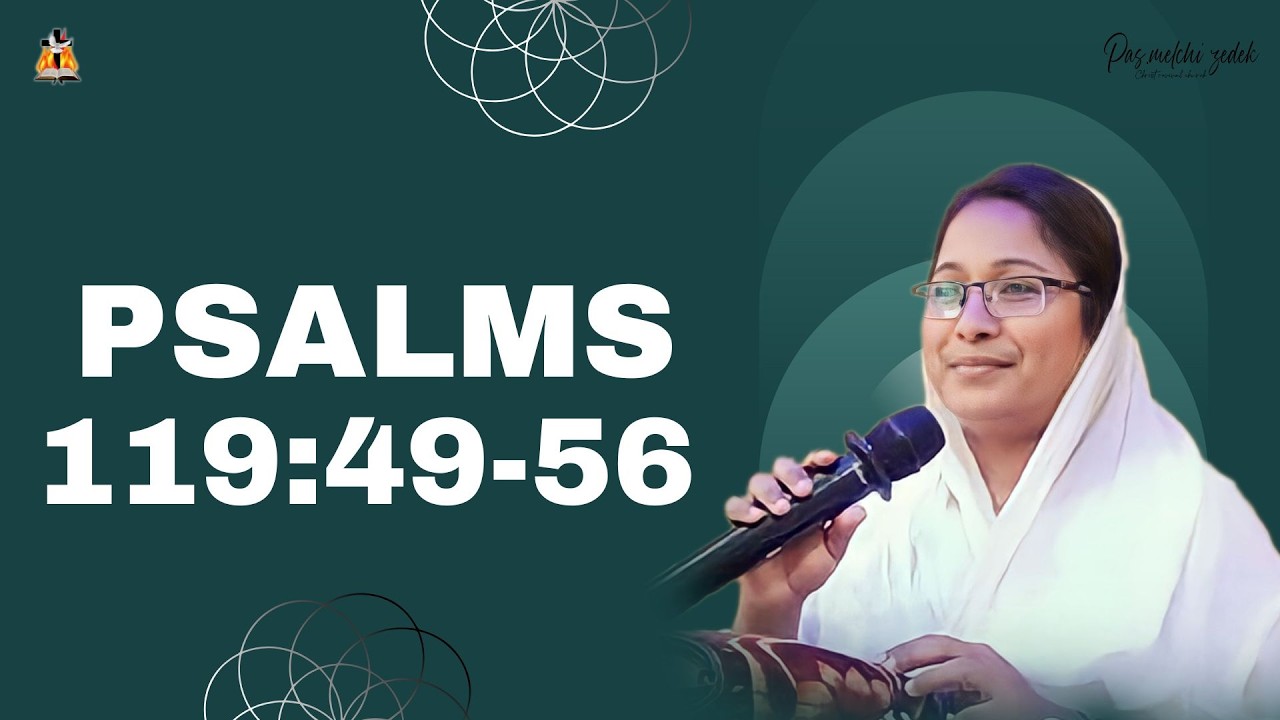 🛑 Psalms 119:49-56 by Sis.Noothana. #pasmelchizedek #live #newmessages