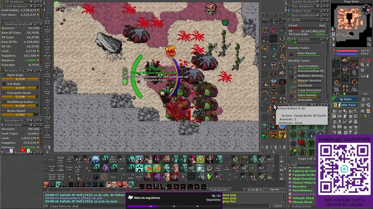 FAZENDO BOUNTY TASK #2 / MONK LVL 900+