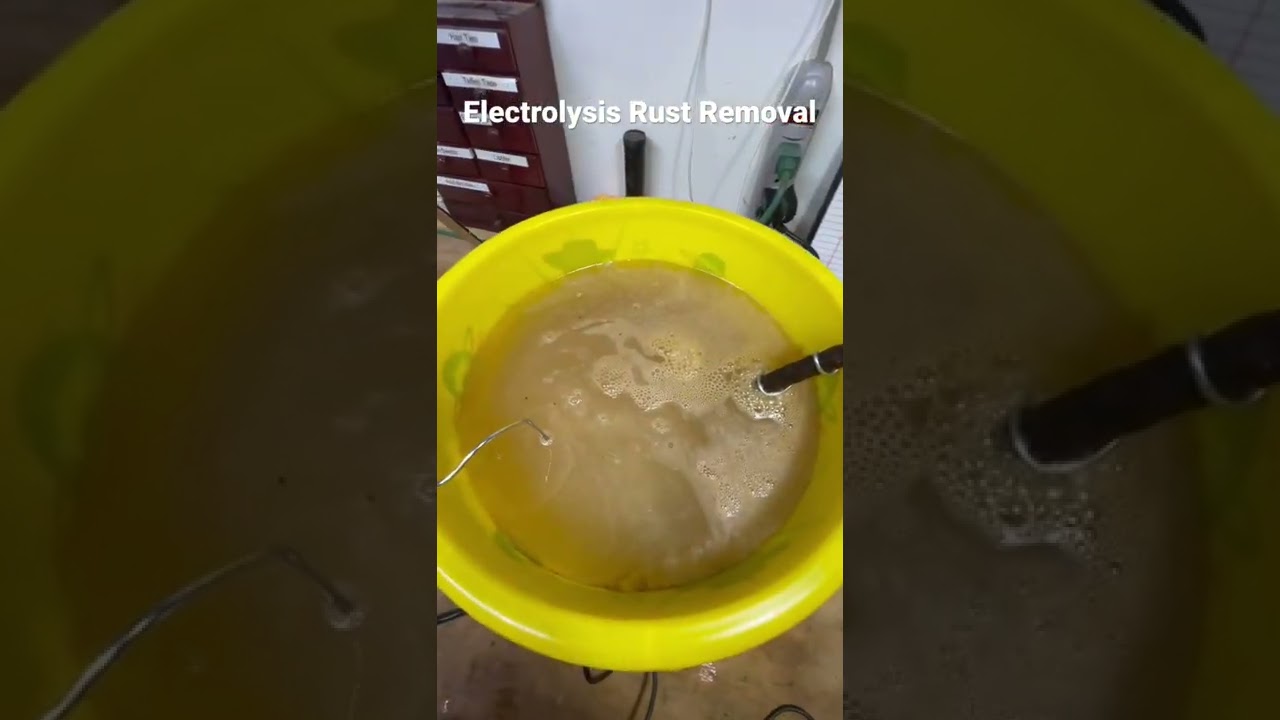 Electrolysis Rust Removal