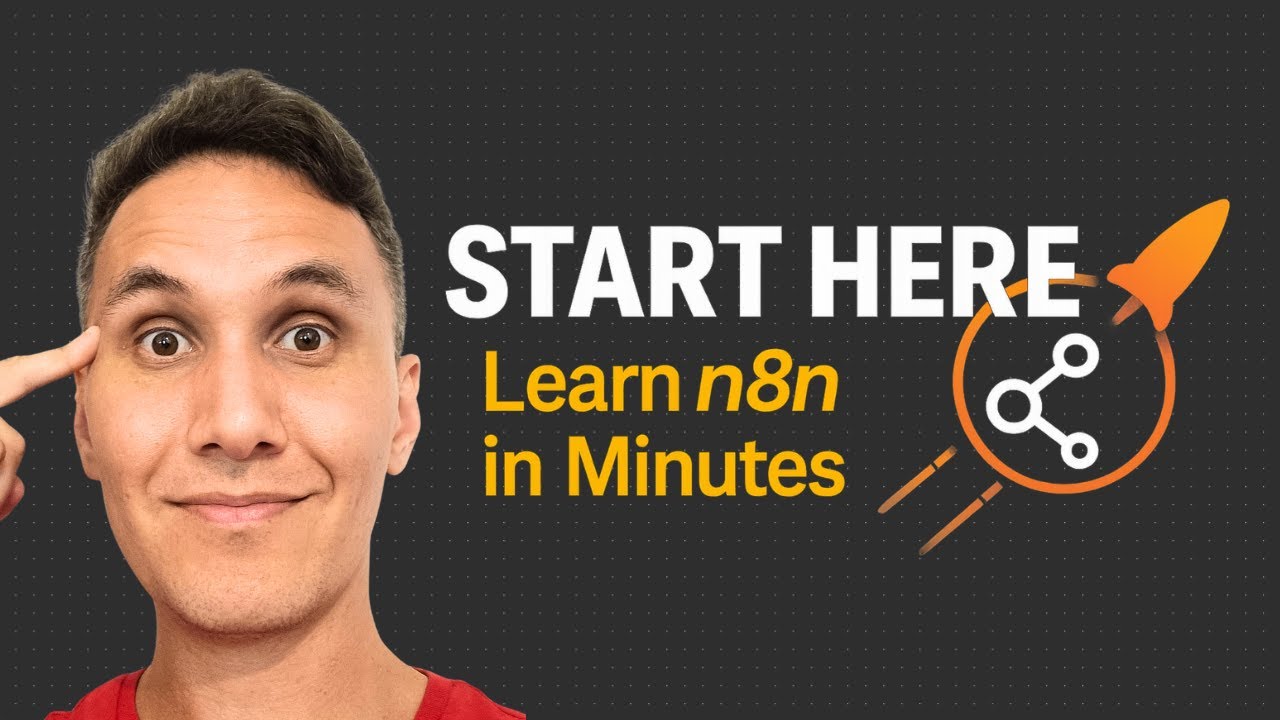 Learn n8n Step-by-Step - Beginner's Guide #1 (Free Zapier Alternative for Beginners)