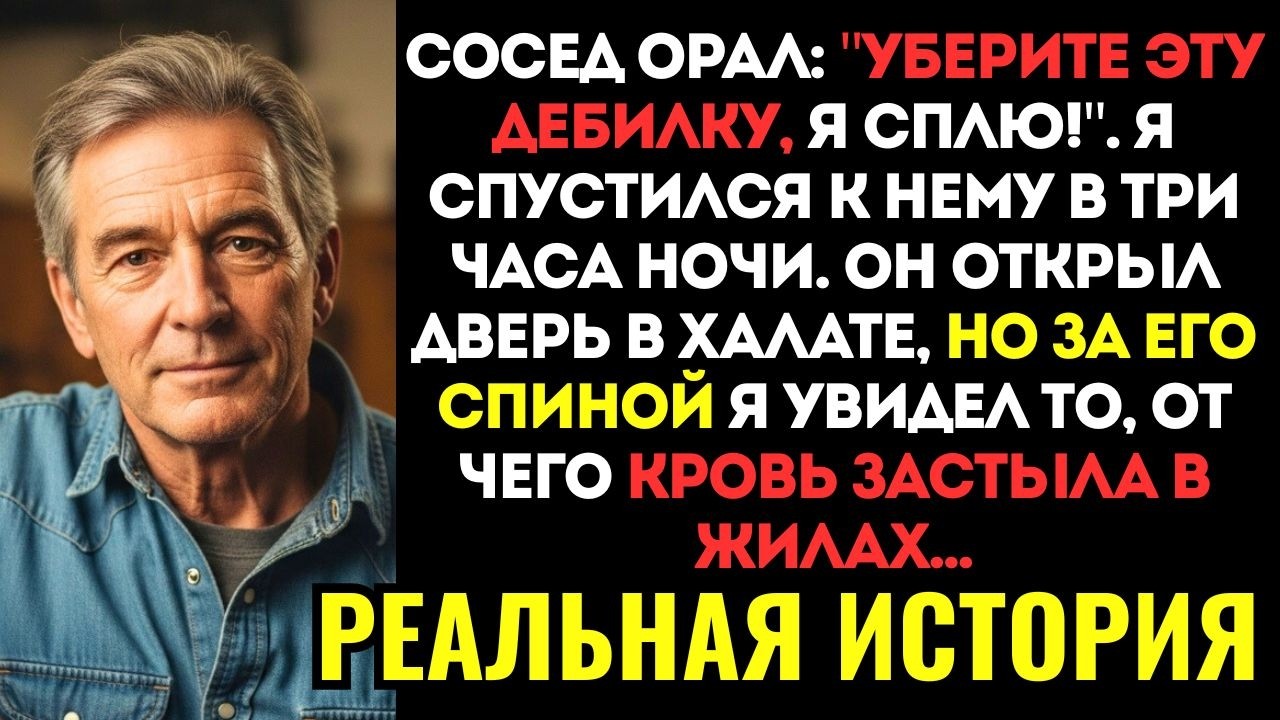 СОСЕД СНИЗУ постоянно жаловался на шум от моей дочери-инвалида. Однажды я СПУСТИЛСЯ К НЕМУ и...