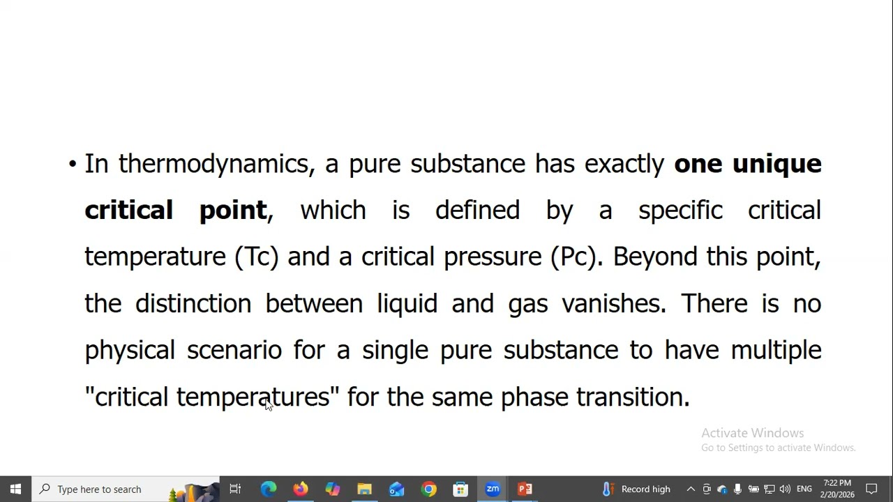 the statements is not true in relation to a system that has reached the critical temperature
