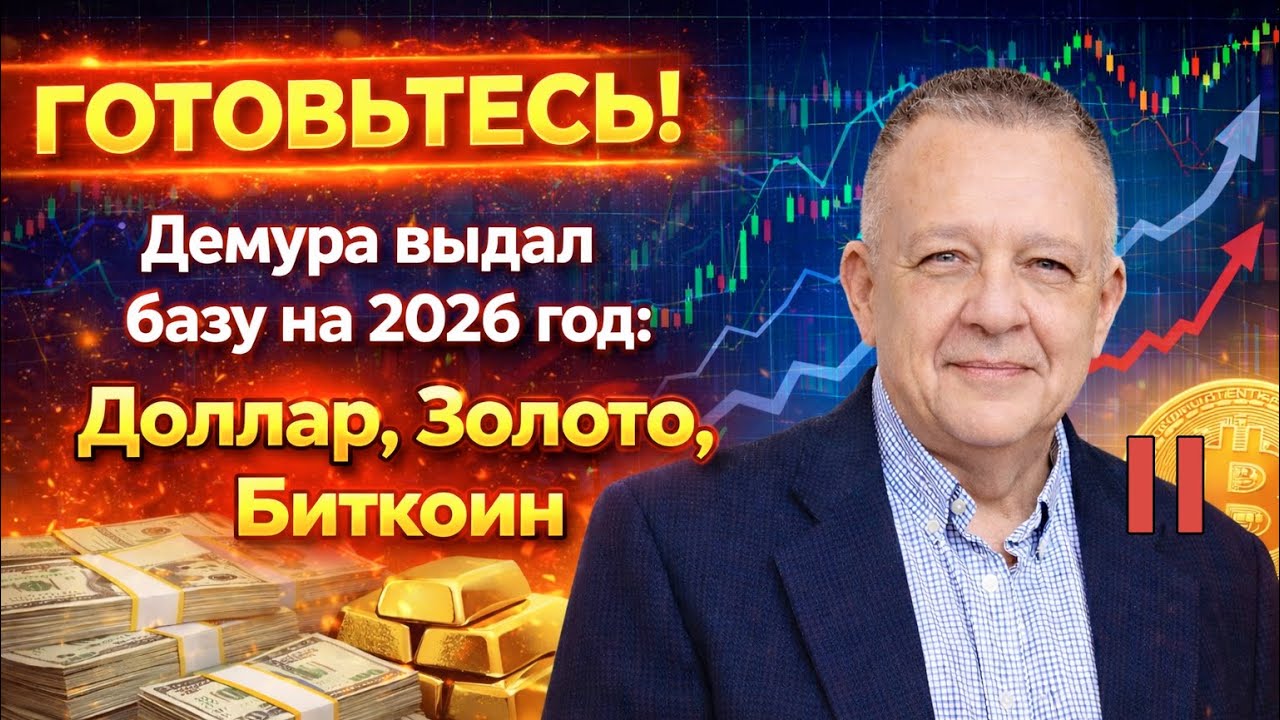ГОТОВЬТЕСЬ! Демура выдал базу на 2026 год: Доллар, Золото, Биткоин 2 часть