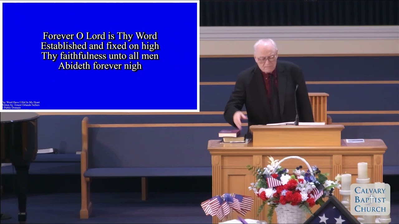 Thy Word Have I Hid In My Heart 2024 07 21