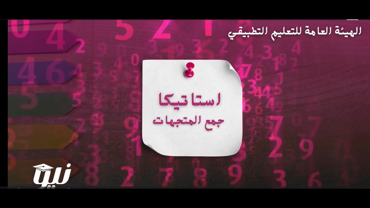 أفهم استاتيكا - طلاب الهيئة العامة للتعليم التطبيقي - جمع المتجهات