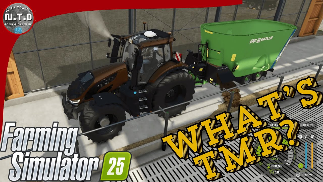 FS25 Gameplay - How to Make Total Mixed Ration (TMR) in Farming Simulator 25
