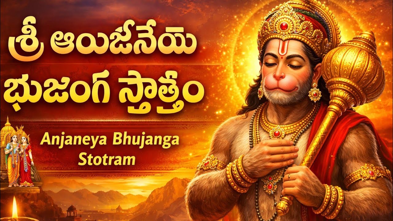 Anjaneya Bhujanga Stotram new song in Telugu – శ్రీ ఆంజనేయ భుజంగ స్తోత్రం
