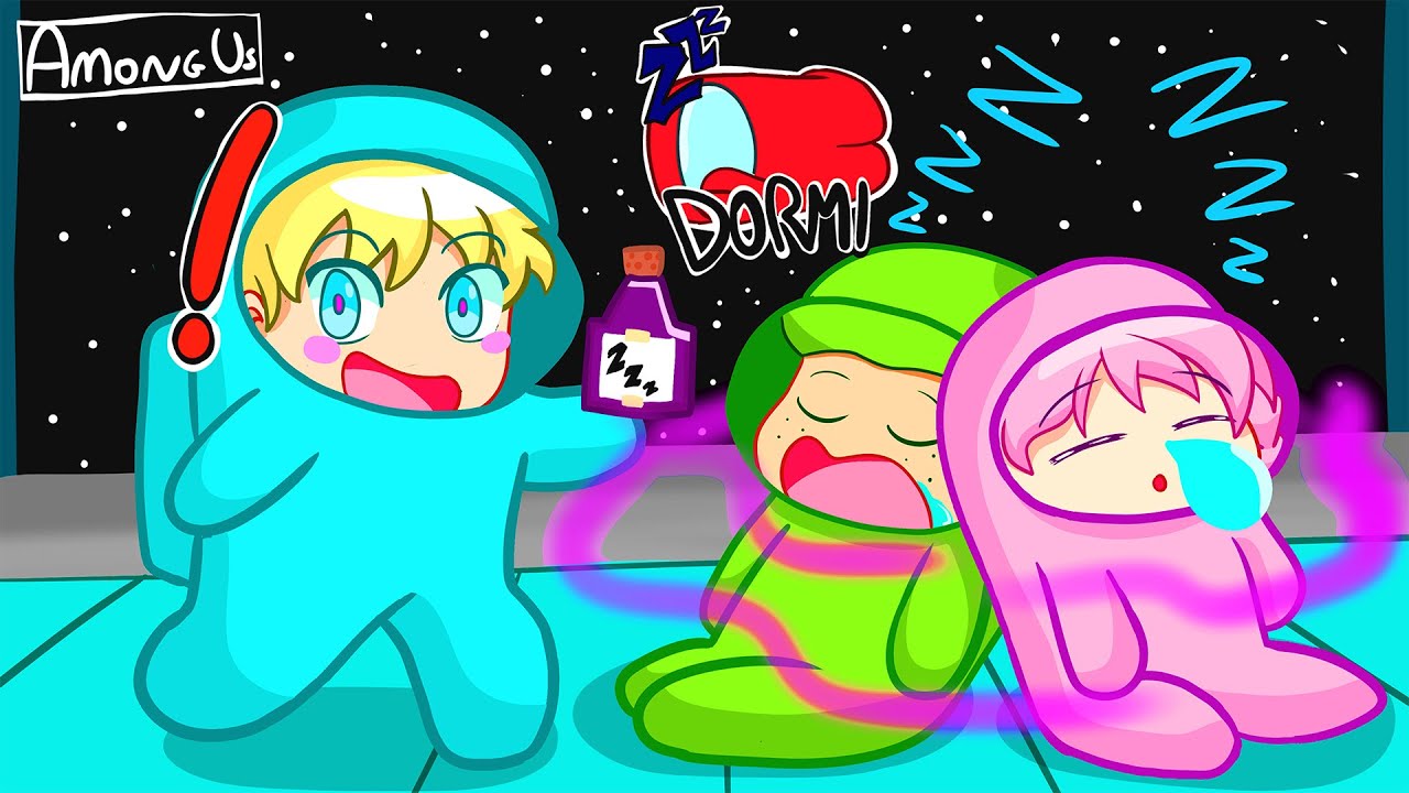 AMONG US CON LA POZIONE SONNIFERA CON I FRIENDZ!! *MOD*