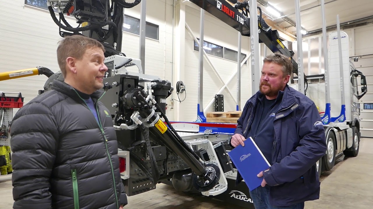 Picking up third timber truck this year - Kuljetusliike Juhani Tuominen - Alucar