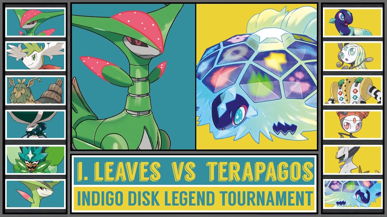 IRON LEAVES vs TERAPAGOS | Indigo Disk Legendary Pokémon Tournament [Battle #3]