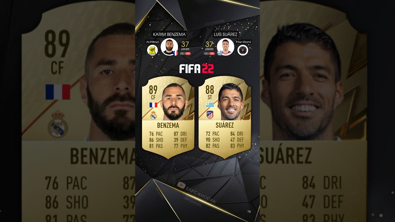 Benzema vs Suarez! FIFA 07 - FC 25! #fifa #cardfifa #fc25 #easports