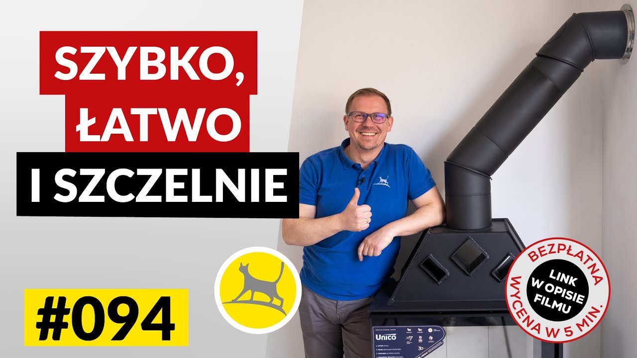 SZYBKIE PODŁĄCZENIE: STAL CZARNA Z KOMINEM CERAMICZNYM #094