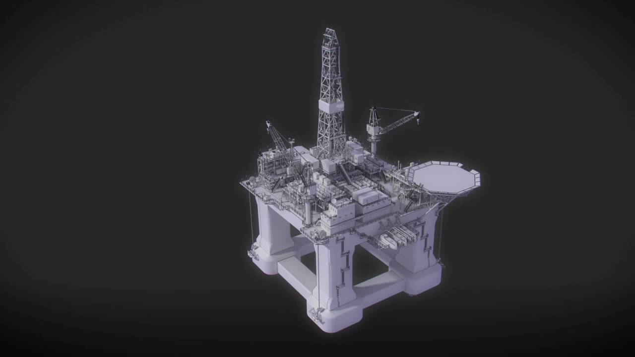 Rig Surveys - Service Offering Animation - Semi-submersible inspection, repair & maintenance