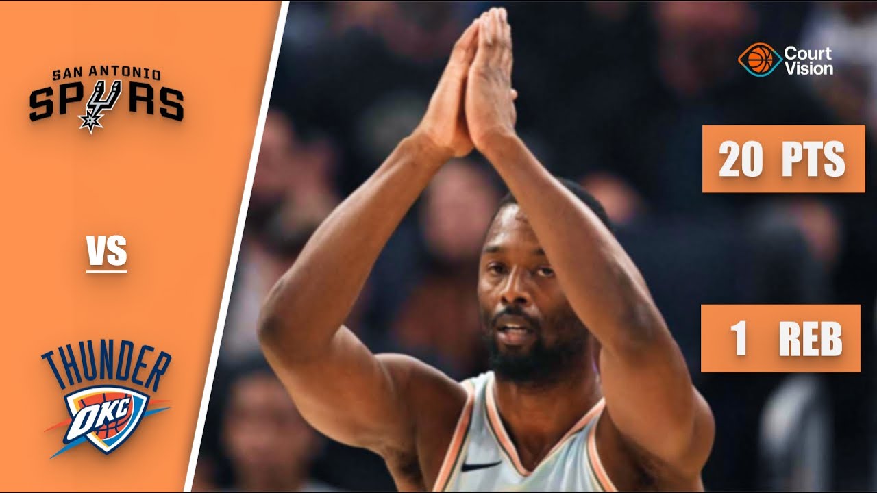 Harrison Barnes - 20 Points, 1 Rebound vs Thunder - 2025-26 Regular Season