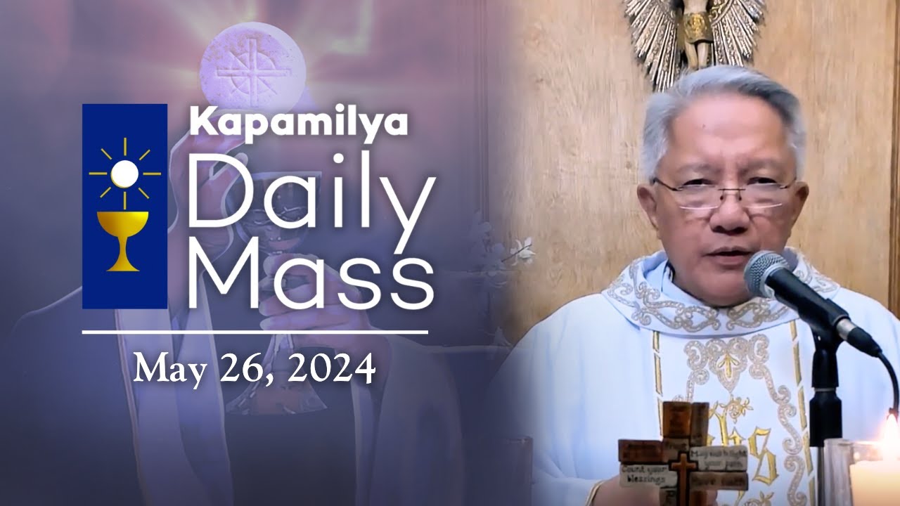 May 26, 2024 | 𝐊𝐚𝐩𝐚𝐦𝐢𝐥𝐲𝐚 𝐒𝐮𝐧𝐝𝐚𝐲 𝐌𝐚𝐬𝐬 | Solemnity of the Holy Trinity