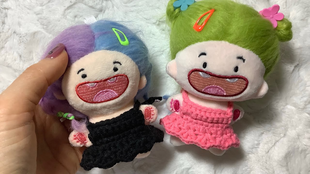 10cm 별자리인형 멜빵원피스 만들기 / 코바늘 10cm인형 원피스