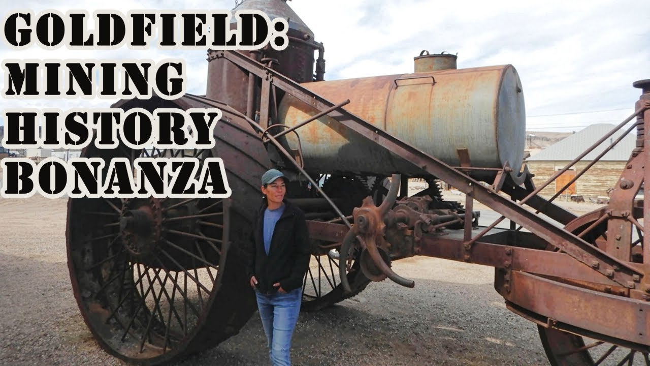 Historic Goldfield- The Florence Mill and Hoist Room, The Palace Bar & Incredible Mining Equipment