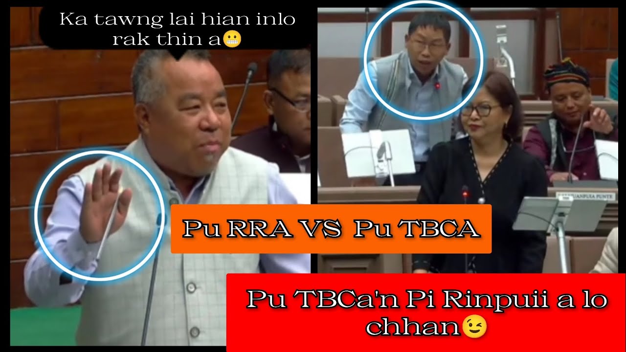 Pu TBCa'n Pi Rinpuii a pui keuh😉 Pu Rra a in sum thei ngang lo Pu Tbca a khak fawk😬