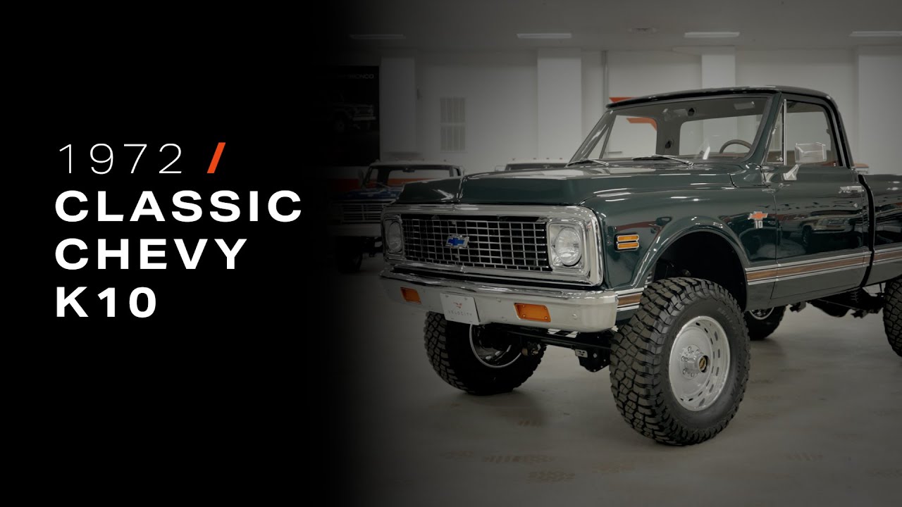 Classic 1972 Chevy K10 | Velocity Heritage Series 1972 Chevy K10 in Dark Green Metallic | No. 45725