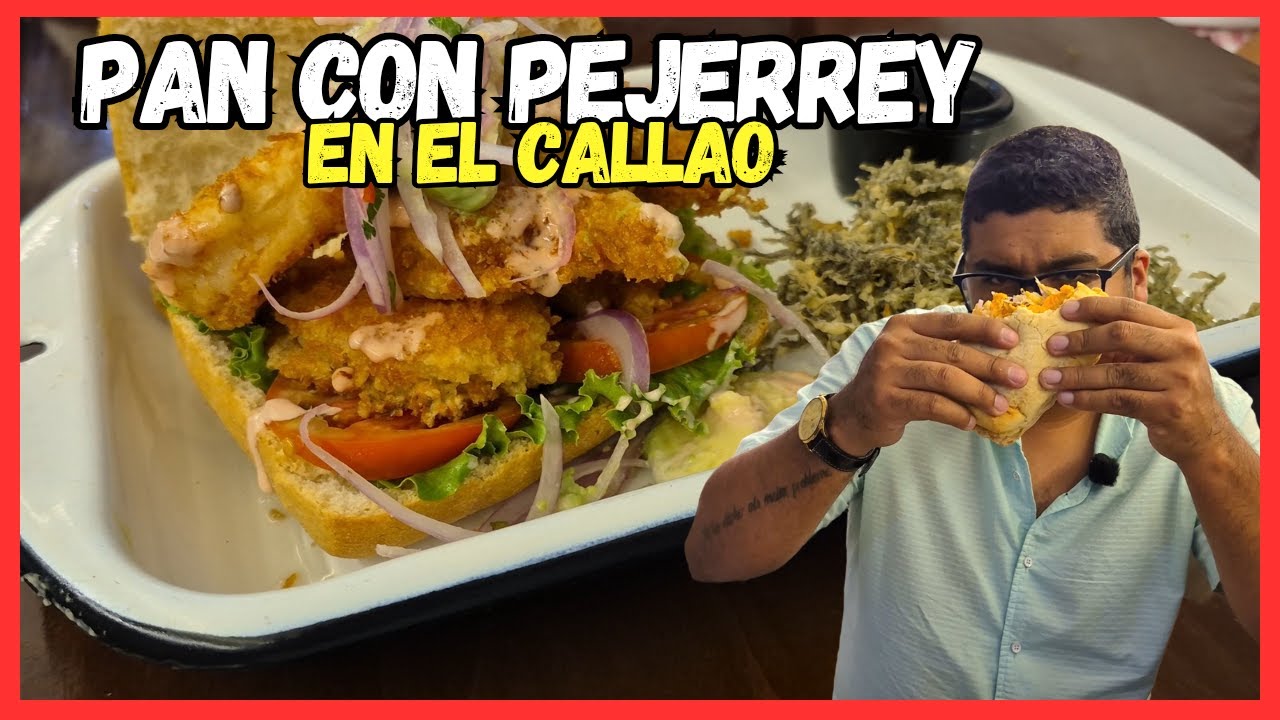PROBANDO EL MEJOR PAN CON PEJERREY DEL.CALLAO! 😋