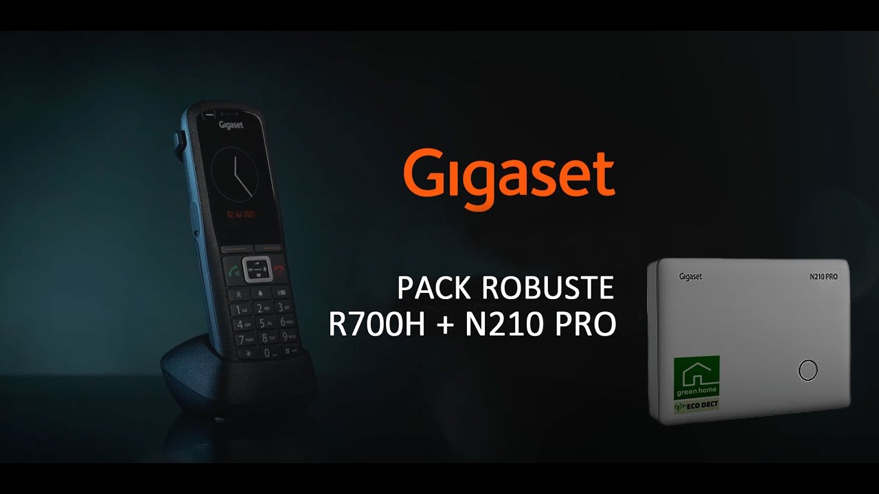Gigaset pack robuste  R700H + n210 pro