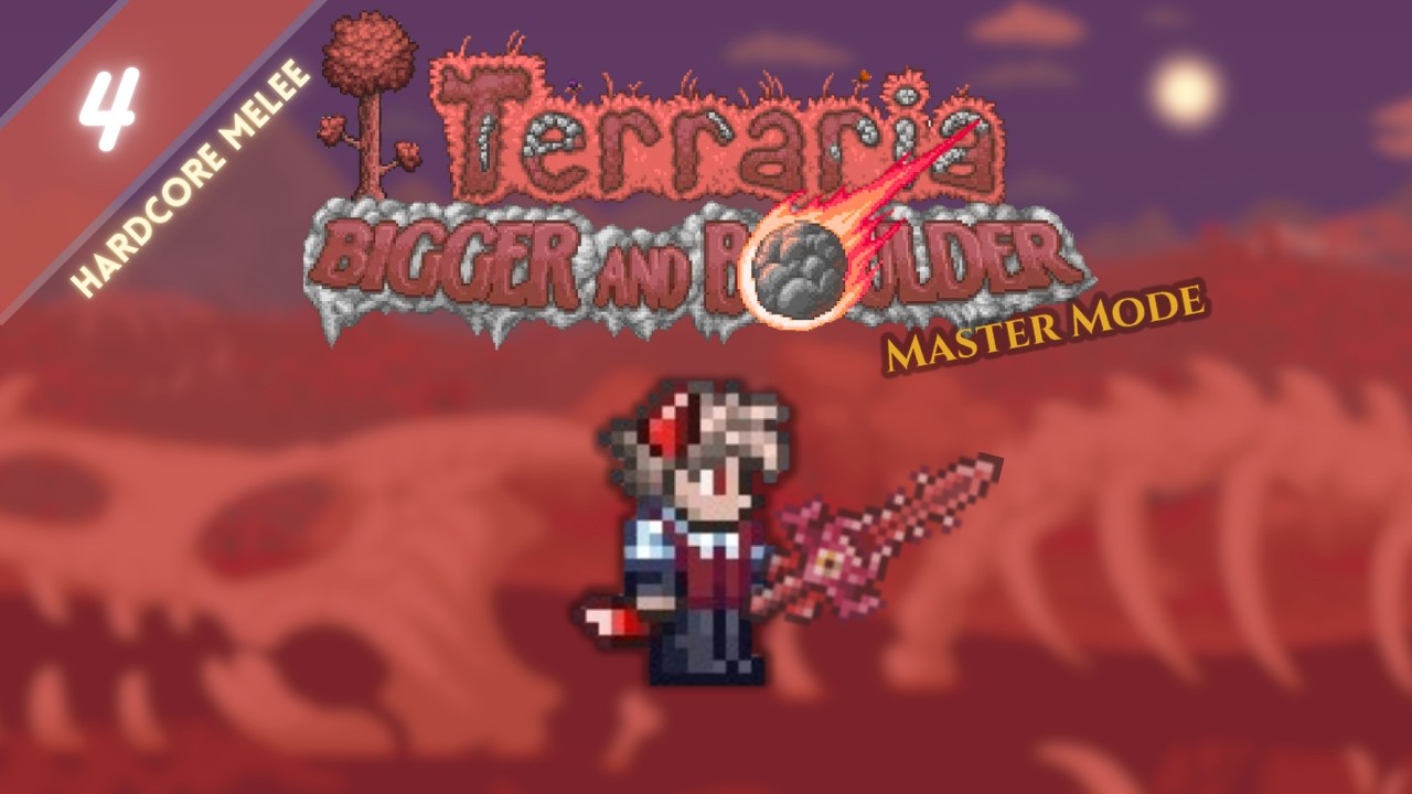 Terraria 1.4.5: Hardcore Master Melee | Ep 4 - Terra Blade