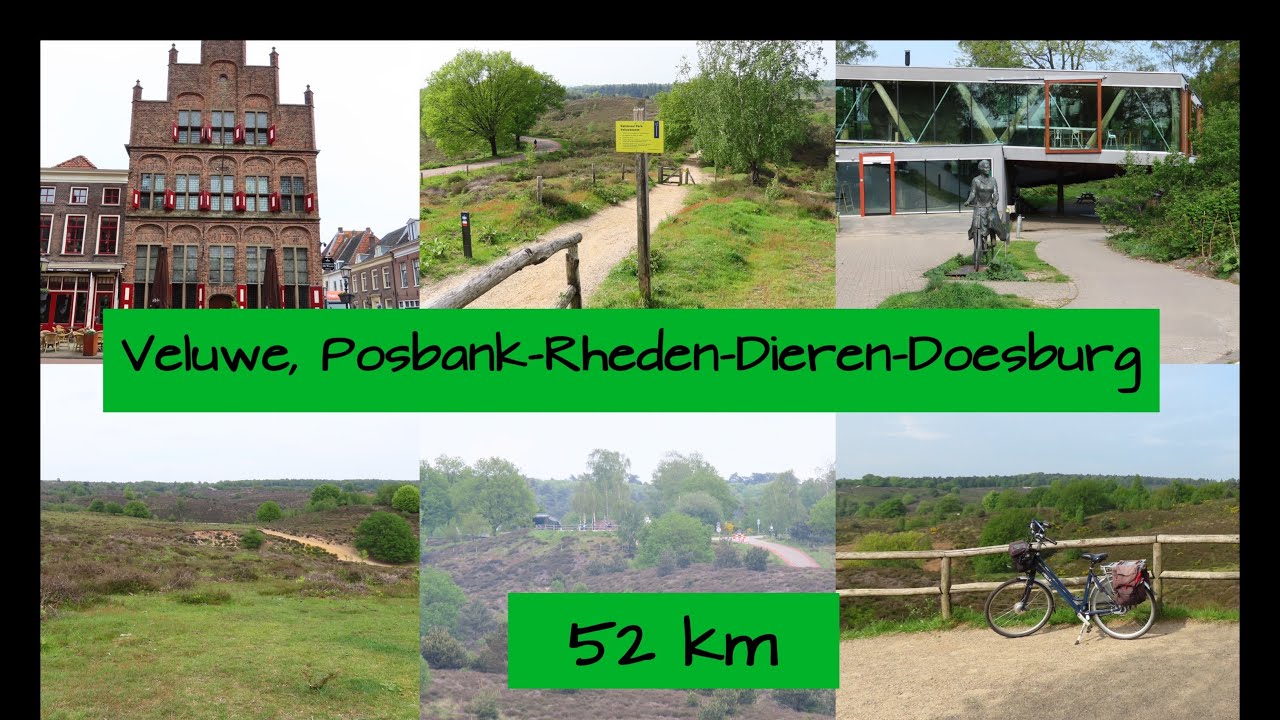 Fietstocht Veluwe, Posbank-Rheden-Dieren-Doesburg
